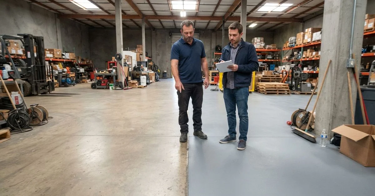 Concrete polishing vs resurfacing: how each process works and which one you need