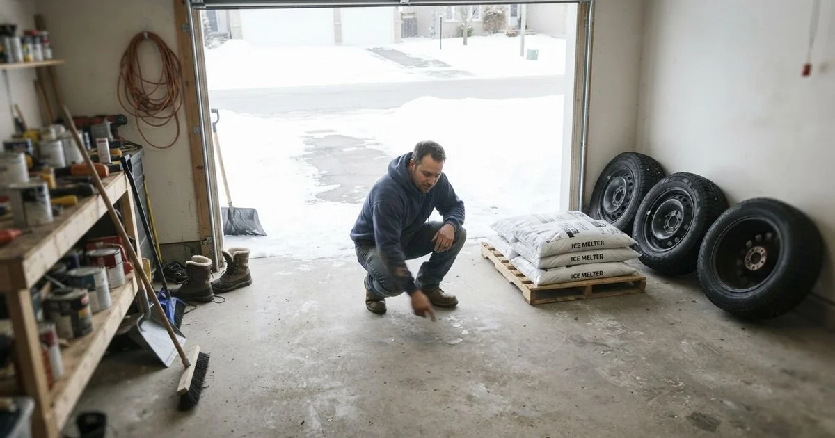 Getting your garage floor ready for an Ontario winter