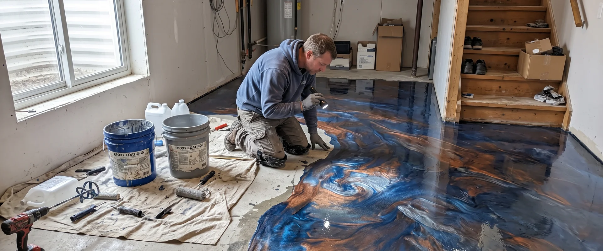 Decorative & Metallic Epoxy in Ontario